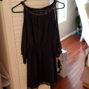 2B Bebe black dress with cutouts